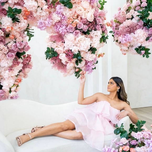 Strapless tiered mini dress - Picture 3 of 11